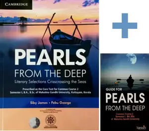 Combo - Pearls From The Deep : Textbook and Guide - BA / BSC / Semester 1 - MG University 