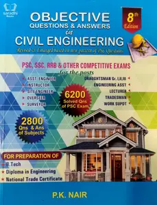 Objective Questions and Answers in Civil Engineering for PSC I SSC I RRB and Other Competitive Exams