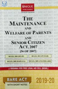 The Maintenance and Welfare of Parents and Senior Citizen Act,2007