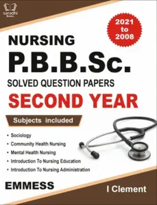 Nursing PBBSc Solved Question Papers - Second Year