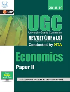 UGC NET/SET Economics Paper II Guide 2018-19 with Practice Papers - NTA - GKP