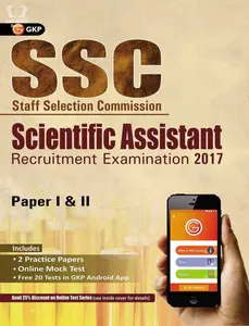 SSC Scientific Assistant Recruitment Examination 2017 (Paper I & II)
