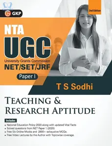 NTA UGC (NET/SET/JRF ) 2021  Paper I – Teaching & Research Aptitude 2nd Edition