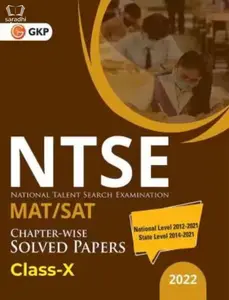 National Talent Search Examination NTSE 2021-22 - Class 10th MAT/SAT - Chapter wise Solved Papers