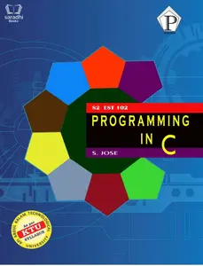 Programming in C KTU EST 102 - S Jose - KTU Syllabus