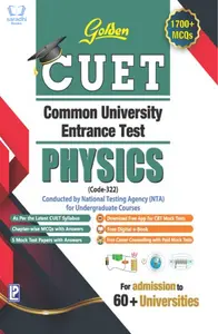 Golden CUET Physics (Code 322) NTA Common University Entrance Test for UG