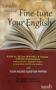 EBook Guide to Fine Tune Your English - For BA,B.Sc, BCom, BBA, BCA Degree (CBCSS)  -  MG University For Mobile/Tab Reading