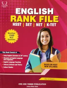 English Rank File - HSST, SET, NET, KTET - Based on HSST New Syllabus
