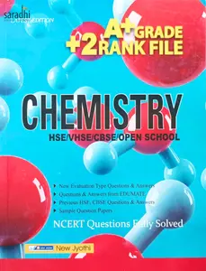 Plus Two Chemistry A+ Grade Rank File for HSE, VHSE, CBSE, Open School - Based on NCERT Syllabus - New Jyothi