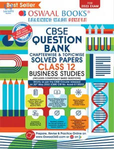 Plus Two - Oswaal Business Studies Chapterwise & Topicwise Question Bank For CBSE Students - For 2023 Exam