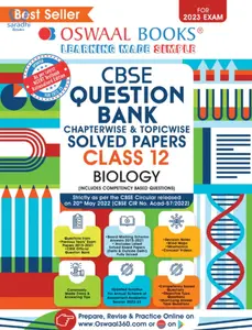Plus Two - Oswaal Biology Chapterwise & Topicwise Question Bank For CBSE Students - For 2023 Exam