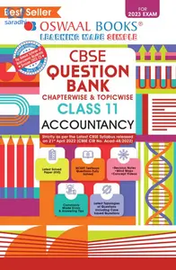 Plus One | Oswaal Accountancy | Chapterwise & Topicwise Question Bank For CBSE Students | For 2023 Exam