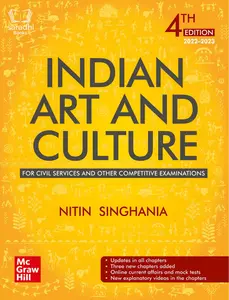 Indian Art and Culture | 4th Edition | UPSC | Civil Services Exam | State Administrative Exams