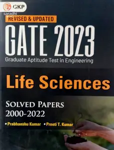 GATE 2023 Life Sciences Solved Papers 2000-2022 | GKP