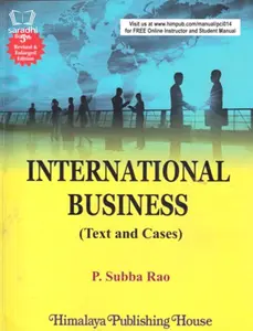 International Business (Text and Cases) - P Subba Rao