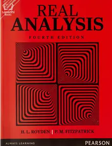 Real Analysis | HL Royden, PM Fitzpatrick | Fourth Edition | Pearson