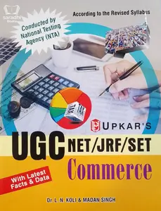 UGC NET/JRF/SET Commerce | With Latest Facts and Data | Upkar's