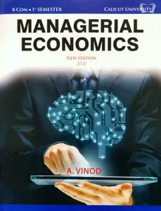 Managerial Economics B Com Semester 1 | Calicut University | New Edition 2021