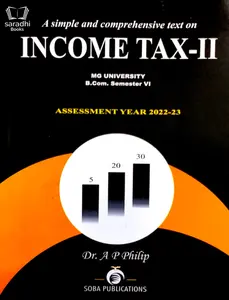 Income Tax 2 Assessment Year 2022-23 | B Com Semester 6, MG University