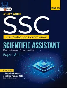 SSC 2022 Scientific Assistant Paper 1 & 2 | GK Publications