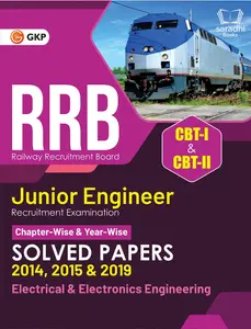 RRB Junior Engineer 2022-23 CBT-1 & 2 | Electrical & Electronics Engineering, Chapter-wise & Year-wise Solved Papers (2014, 2015 & 2019) 35 Sets | GKP
