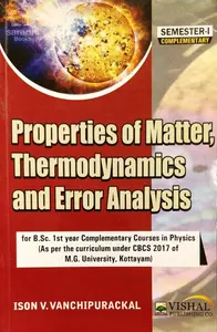 Properties of Thermodynamics and Error Analysis | BSc Physics Semester 1 Complementary Course | MG University