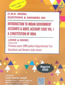 OMR Model Questions and Answers on Introduction to Indian Government Accounts and Audit, Accounts Code Volume 1 & Constitution of India (Lower and Higher) | Reprint 2022