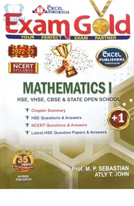 Plus One Exam Gold Mathematics 2022-23 | HSE, VHSE, CBSE & State Open School 