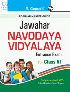Jawahar Navodaya Vidyalaya Entrance Exam Guide for (6th) Class VI | R Gupta's