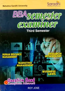 BBA Semester Examiner Question Bank Semester 3, MG University