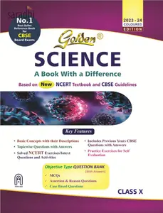 Class 10 - Golden Science Guide For CBSE Students - Latest Edition 2023-24
