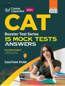 MBA CAT Booster Test Series 15 Mock Tests Answers 2023 Edition | GK Publications