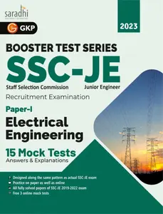 Booster Test Series SSC JE Recruitment Exam 2023 Paper 1 Electrical Engineering | 15 Mock Tests with Answers & Explanations | GK Publications