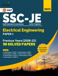 SSC JE 2023 Electrical Engineering Paper 1 Previous Years 39 Solved Papers | GK Publications