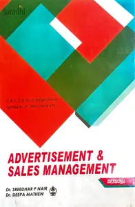 Advertisement and Sales Management (Malayalam) B Com Semester 6 | MG University