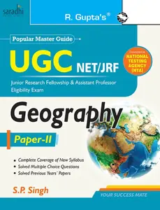 NTA UGC NET/JRF: Geography (Paper-II) Exam Guide 2024 | R Gupta's