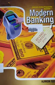 Modern Banking | B Com (Revised Edition 2016), MG University