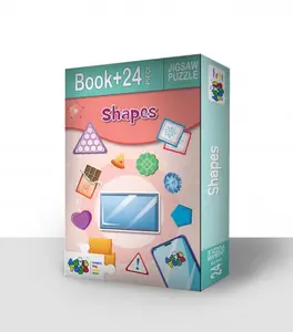 Jigsaw Puzzle (24 Piece + Book Inside) - Shapes 