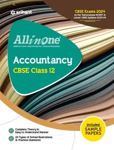 CBSE Class 12 All In One Accountancy Guide 2024 | Arihant