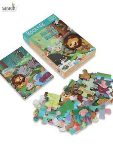 Jigsaw Puzzle (48 Piece + Fun Fact Book Inside) Animal Homes
