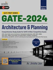 GATE 2024 Architecture & Planning Volume 2 | Guide by Ar. Jinisha Jain | GK Publications