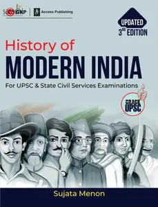 History of Modern India 3rd Edition by Sujata Menon for Civil Services Exam | GK Publications