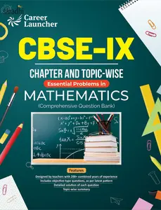 CBSE Class IX 2024 Mathematics Chapter & Topic wise Question Bank by Career Launcher | GK Publications