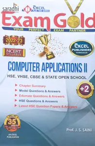 Plus Two Exam Gold Computer Applications II | HSE, VHSE, CBSE & State Open School 