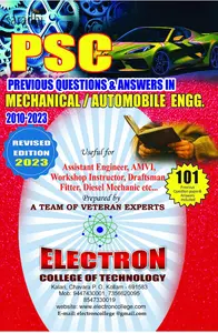 Kerala PSC Previous Questions and Answers in Mechanical/ Automobile Engineering 2010-2023