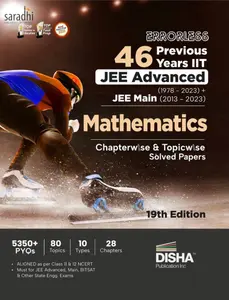 Errorless 46 Previous Years IIT JEE Advanced (1978 - 2023) + JEE Main (2013 - 2023) MATHEMATICS Chapterwise & Topicwise Solved Papers 19th Edition | Disha Publications