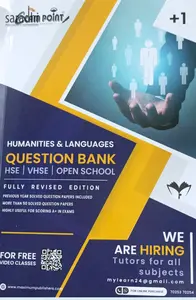 Plus One Exam Point Question Bank Humanities & Languages (HSE, VHSE, Open School)