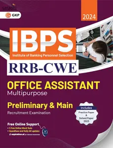 GKP IBPS 2024 : RRB-CWE Office Assistant (Multipurpose) Preliminary & Main Guide | GK Publications