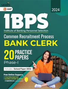 GKP IBPS 2024 : Bank Clerk – 20 Practice Papers (Phase I) | GK Publications