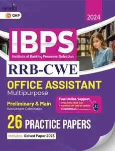 GKP IBPS 2024 : RRB-CWE Office Assistant (Multipurpose) Preliminary | 26 Practice Papers | GK Publications